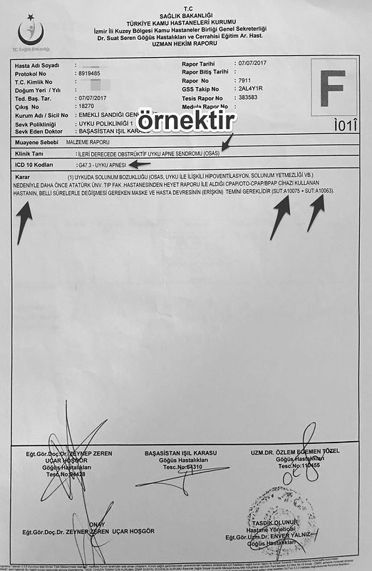SGK CPAP-BPAP Maskeleri İçin Ödeme Yapar Mı?
